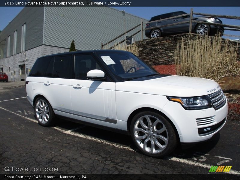 Fuji White / Ebony/Ebony 2016 Land Rover Range Rover Supercharged