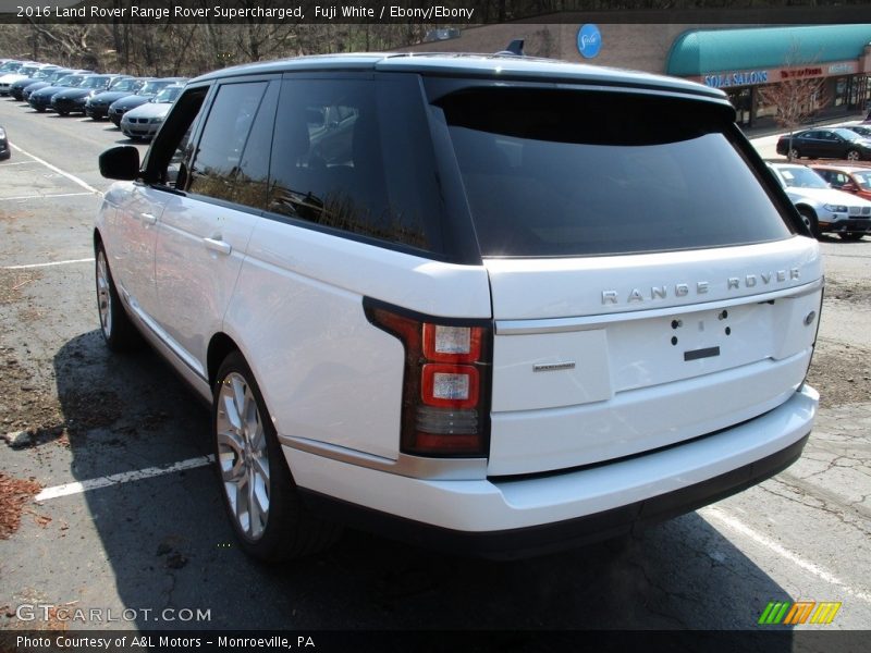 Fuji White / Ebony/Ebony 2016 Land Rover Range Rover Supercharged