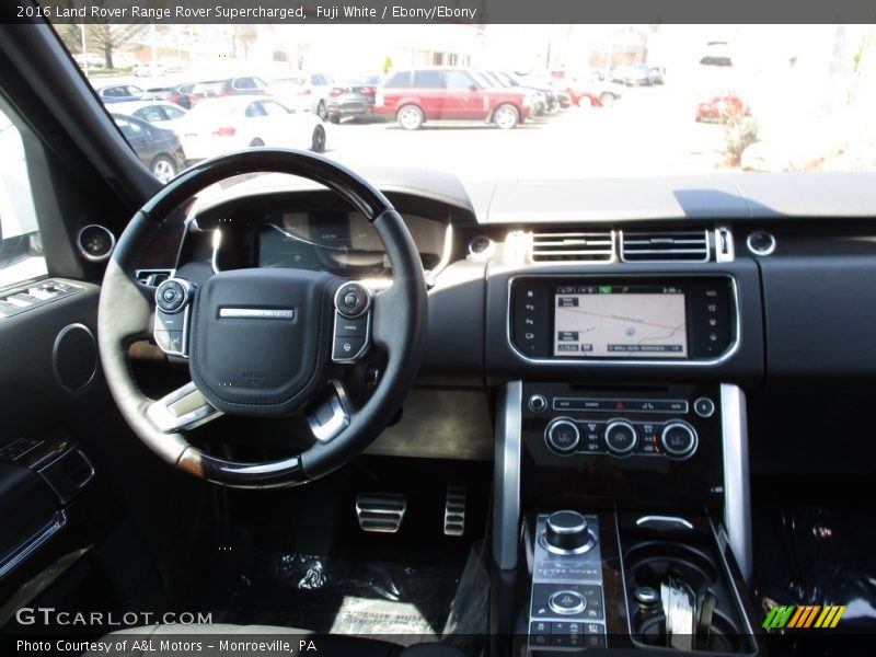Fuji White / Ebony/Ebony 2016 Land Rover Range Rover Supercharged