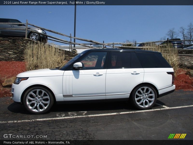 Fuji White / Ebony/Ebony 2016 Land Rover Range Rover Supercharged