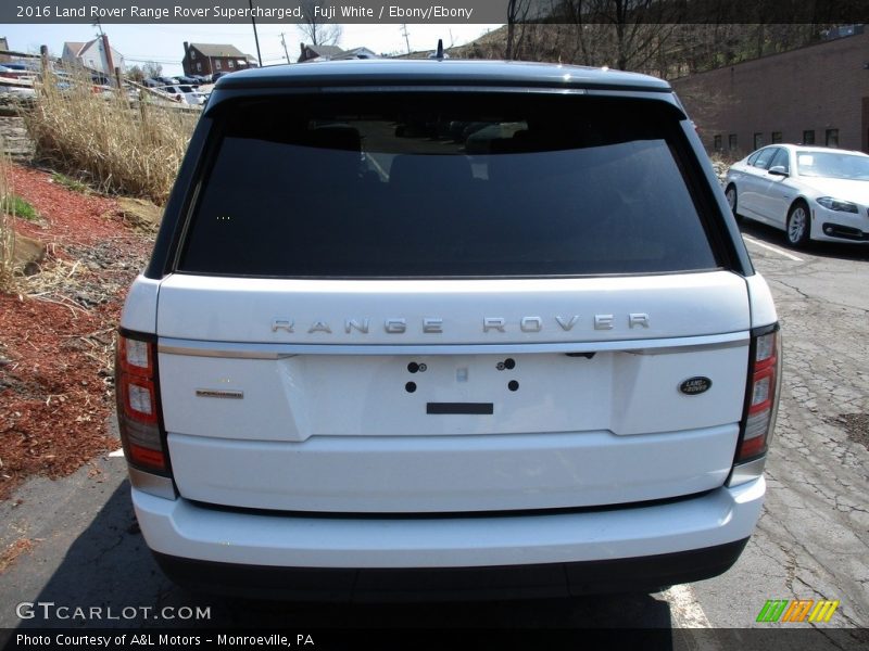 Fuji White / Ebony/Ebony 2016 Land Rover Range Rover Supercharged