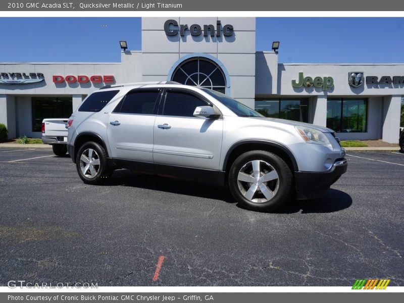 Quicksilver Metallic / Light Titanium 2010 GMC Acadia SLT
