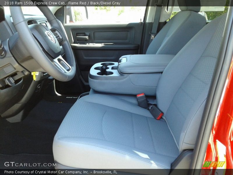 Flame Red / Black/Diesel Gray 2018 Ram 1500 Express Crew Cab