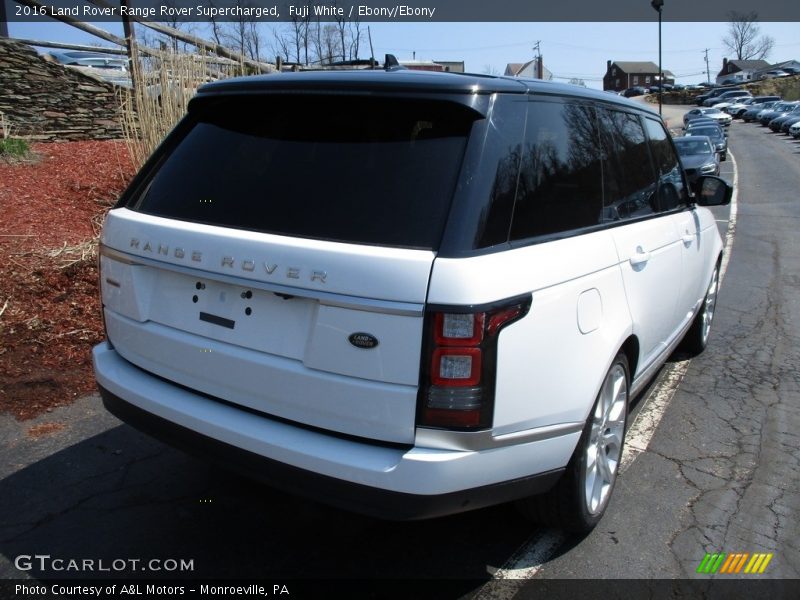 Fuji White / Ebony/Ebony 2016 Land Rover Range Rover Supercharged