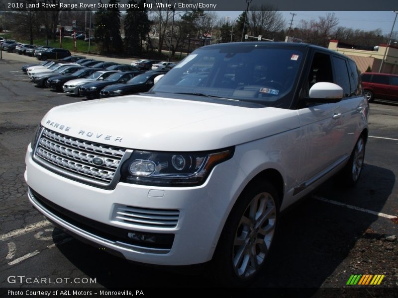 Fuji White / Ebony/Ebony 2016 Land Rover Range Rover Supercharged