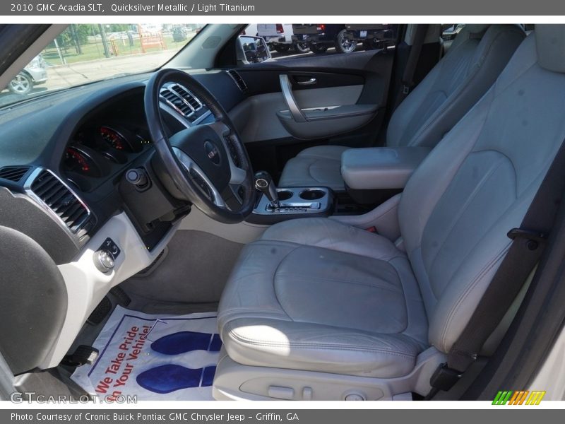 Quicksilver Metallic / Light Titanium 2010 GMC Acadia SLT