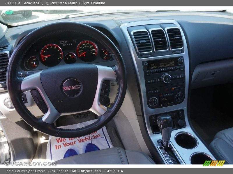 Quicksilver Metallic / Light Titanium 2010 GMC Acadia SLT
