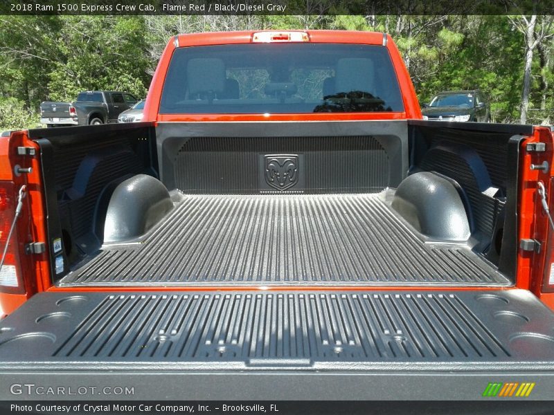 Flame Red / Black/Diesel Gray 2018 Ram 1500 Express Crew Cab