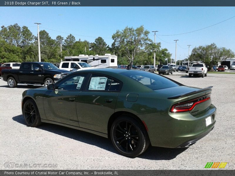 F8 Green / Black 2018 Dodge Charger SXT