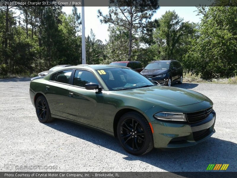 F8 Green / Black 2018 Dodge Charger SXT