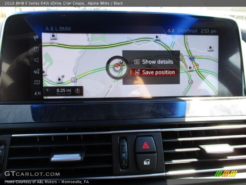 Navigation of 2019 6 Series 640i xDrive Gran Coupe