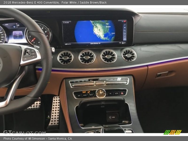 Polar White / Saddle Brown/Black 2018 Mercedes-Benz E 400 Convertible
