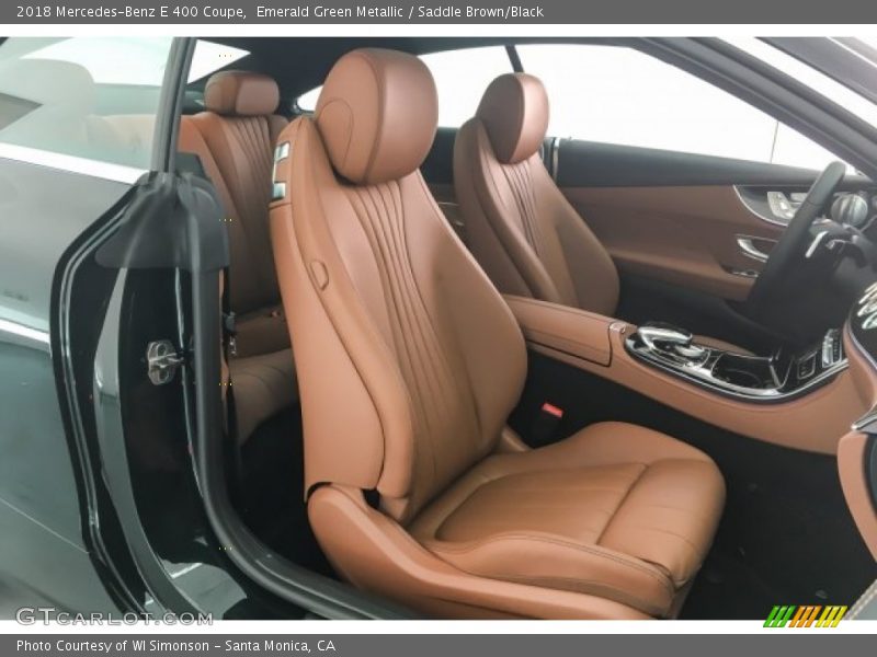 Emerald Green Metallic / Saddle Brown/Black 2018 Mercedes-Benz E 400 Coupe