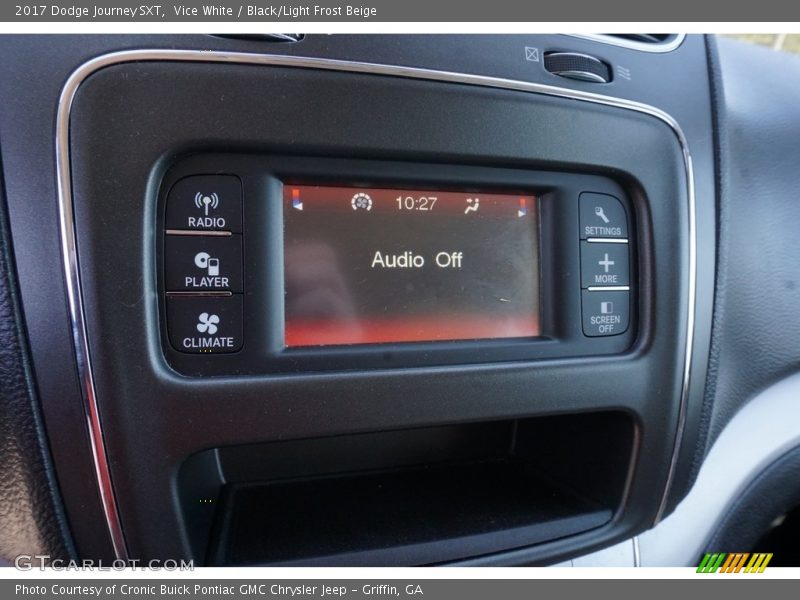 Vice White / Black/Light Frost Beige 2017 Dodge Journey SXT