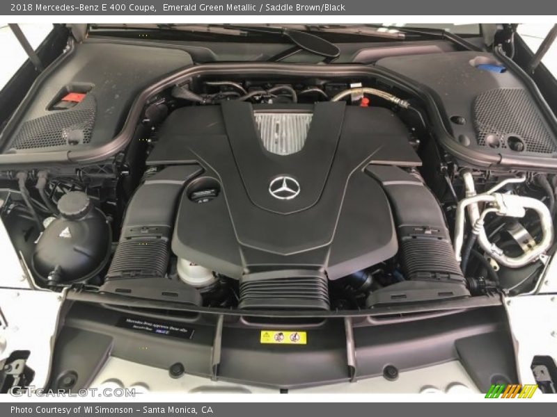 Emerald Green Metallic / Saddle Brown/Black 2018 Mercedes-Benz E 400 Coupe