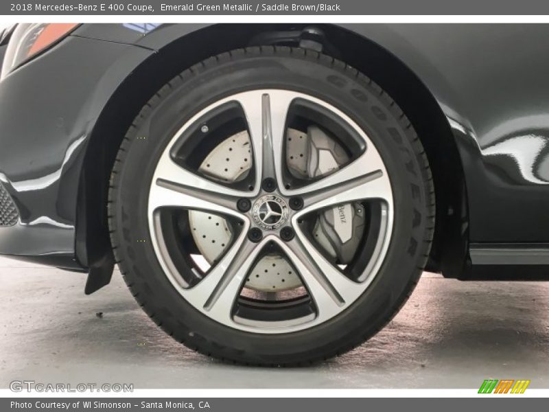 Emerald Green Metallic / Saddle Brown/Black 2018 Mercedes-Benz E 400 Coupe