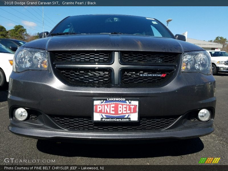 Granite Pearl / Black 2018 Dodge Grand Caravan SXT