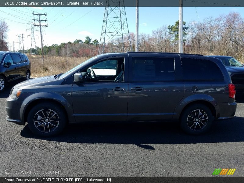 Granite Pearl / Black 2018 Dodge Grand Caravan SXT