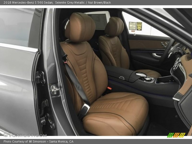 Selenite Grey Metallic / Nut Brown/Black 2018 Mercedes-Benz S 560 Sedan