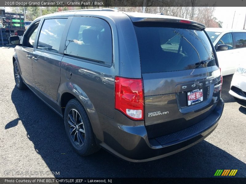 Granite Pearl / Black 2018 Dodge Grand Caravan SXT