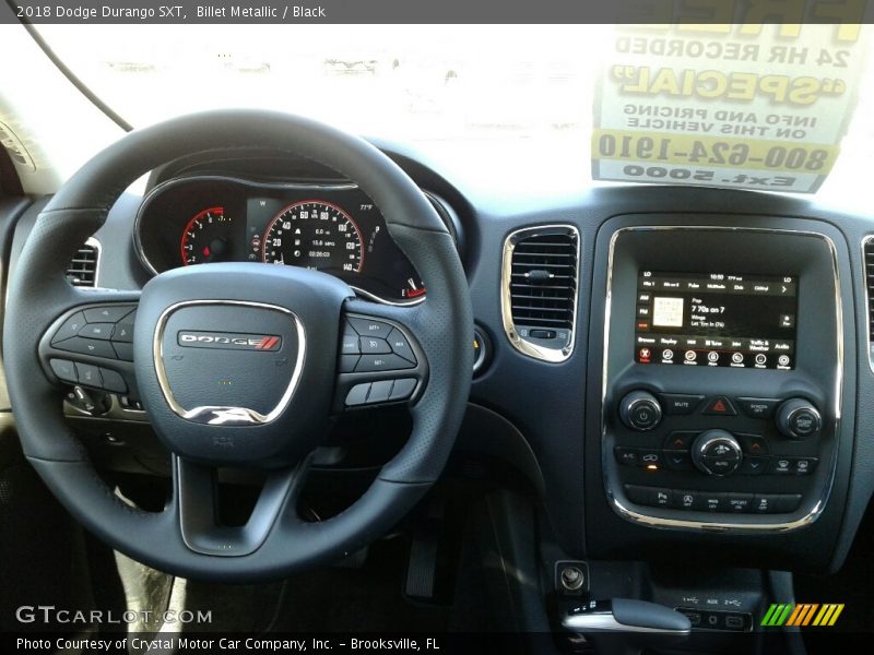 Billet Metallic / Black 2018 Dodge Durango SXT