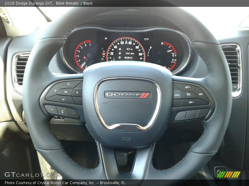 Billet Metallic / Black 2018 Dodge Durango SXT