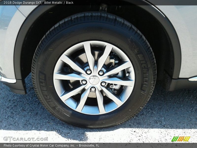 Billet Metallic / Black 2018 Dodge Durango SXT