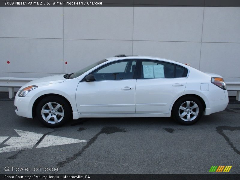 Winter Frost Pearl / Charcoal 2009 Nissan Altima 2.5 S