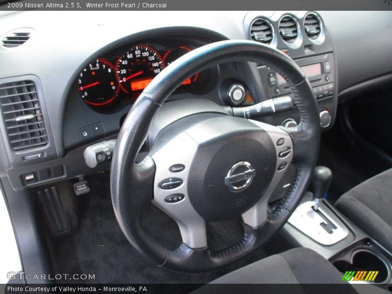 Winter Frost Pearl / Charcoal 2009 Nissan Altima 2.5 S