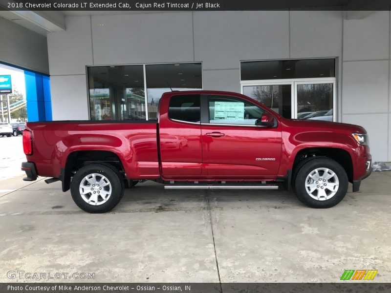 Cajun Red Tintcoat / Jet Black 2018 Chevrolet Colorado LT Extended Cab