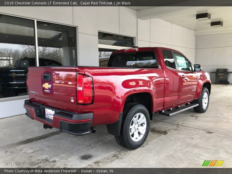 Cajun Red Tintcoat / Jet Black 2018 Chevrolet Colorado LT Extended Cab