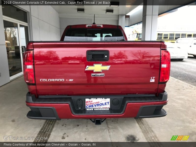 Cajun Red Tintcoat / Jet Black 2018 Chevrolet Colorado LT Extended Cab