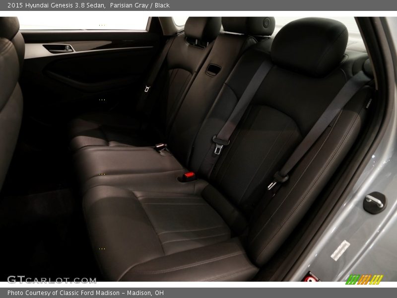 Parisian Gray / Black 2015 Hyundai Genesis 3.8 Sedan