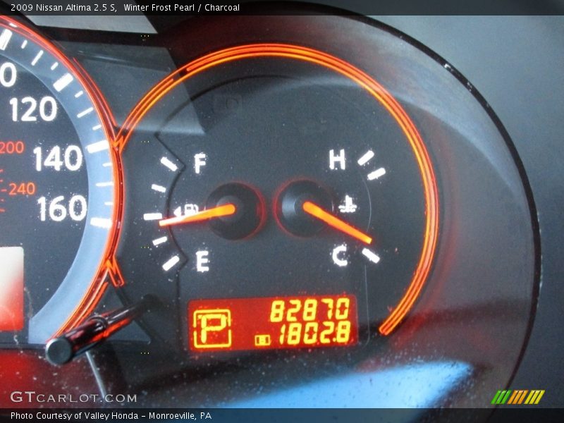 Winter Frost Pearl / Charcoal 2009 Nissan Altima 2.5 S