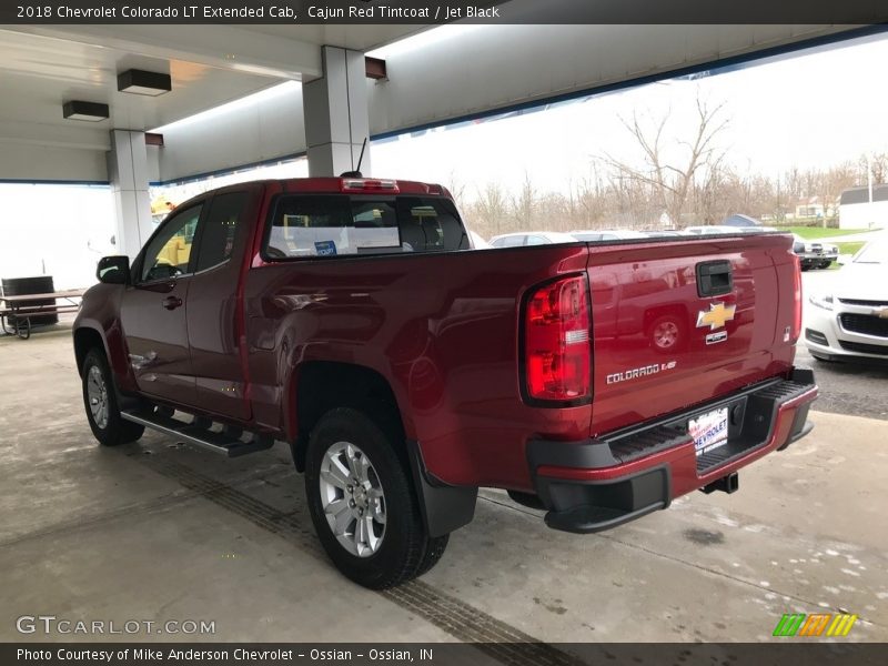 Cajun Red Tintcoat / Jet Black 2018 Chevrolet Colorado LT Extended Cab