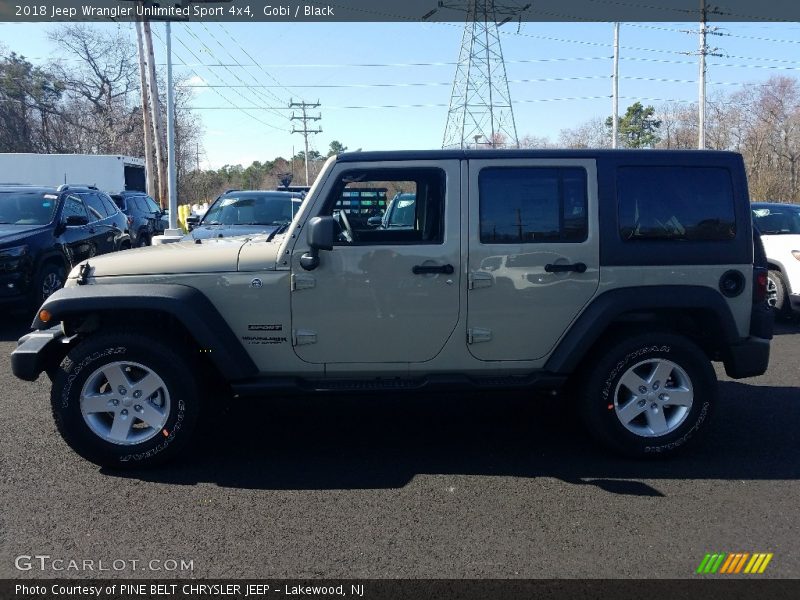 Gobi / Black 2018 Jeep Wrangler Unlimited Sport 4x4