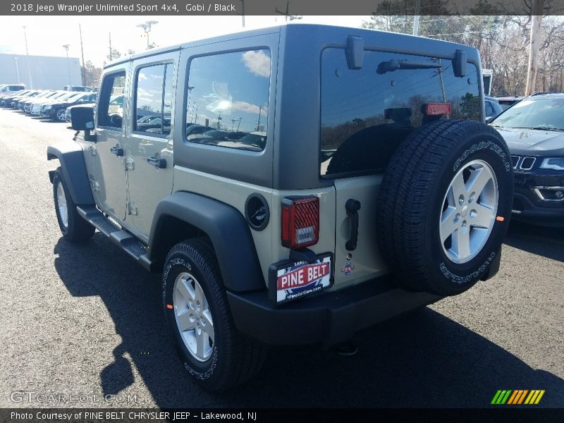 Gobi / Black 2018 Jeep Wrangler Unlimited Sport 4x4