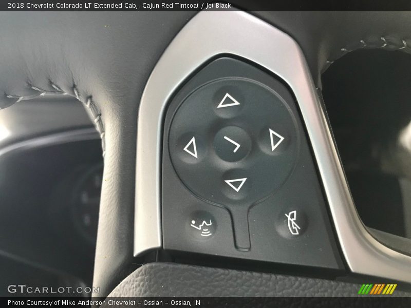 Cajun Red Tintcoat / Jet Black 2018 Chevrolet Colorado LT Extended Cab