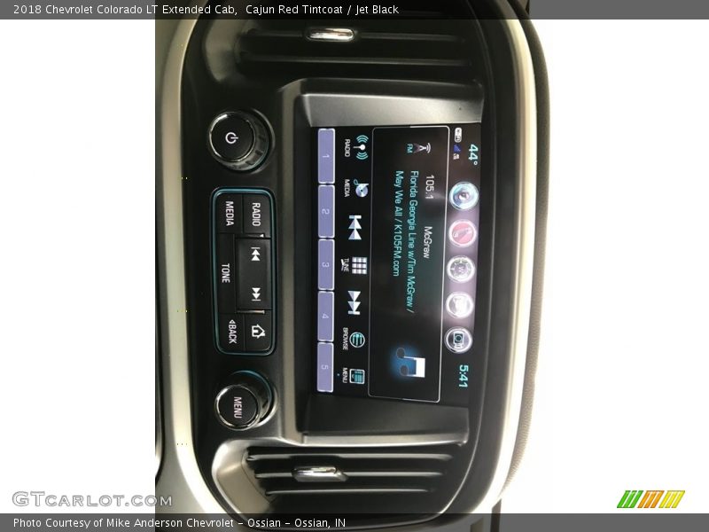 Cajun Red Tintcoat / Jet Black 2018 Chevrolet Colorado LT Extended Cab