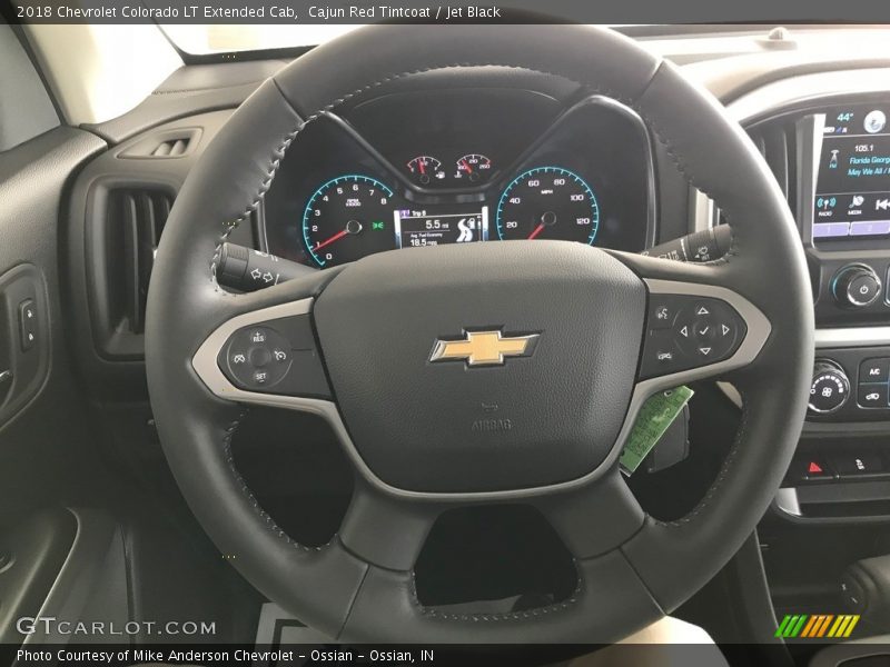 Cajun Red Tintcoat / Jet Black 2018 Chevrolet Colorado LT Extended Cab