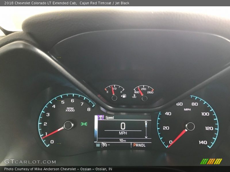 Cajun Red Tintcoat / Jet Black 2018 Chevrolet Colorado LT Extended Cab