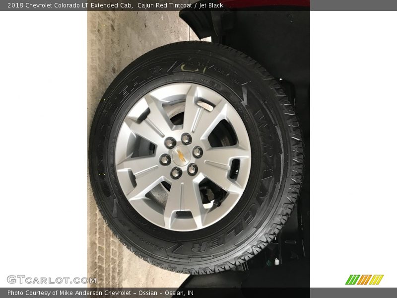 Cajun Red Tintcoat / Jet Black 2018 Chevrolet Colorado LT Extended Cab