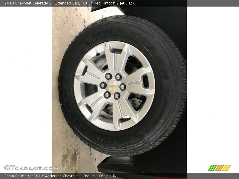 Cajun Red Tintcoat / Jet Black 2018 Chevrolet Colorado LT Extended Cab