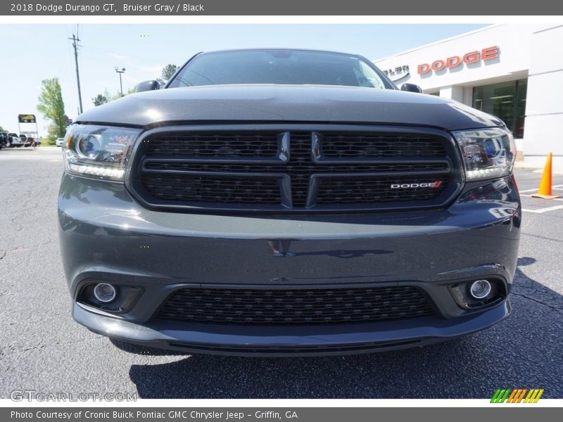 Bruiser Gray / Black 2018 Dodge Durango GT