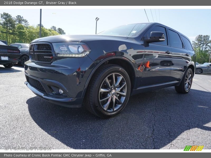 Bruiser Gray / Black 2018 Dodge Durango GT
