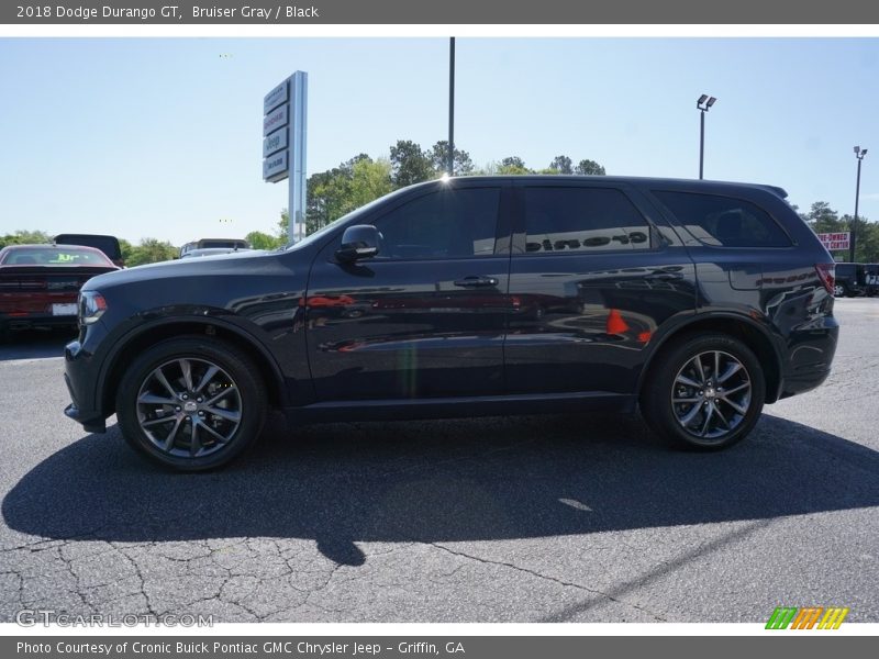 Bruiser Gray / Black 2018 Dodge Durango GT