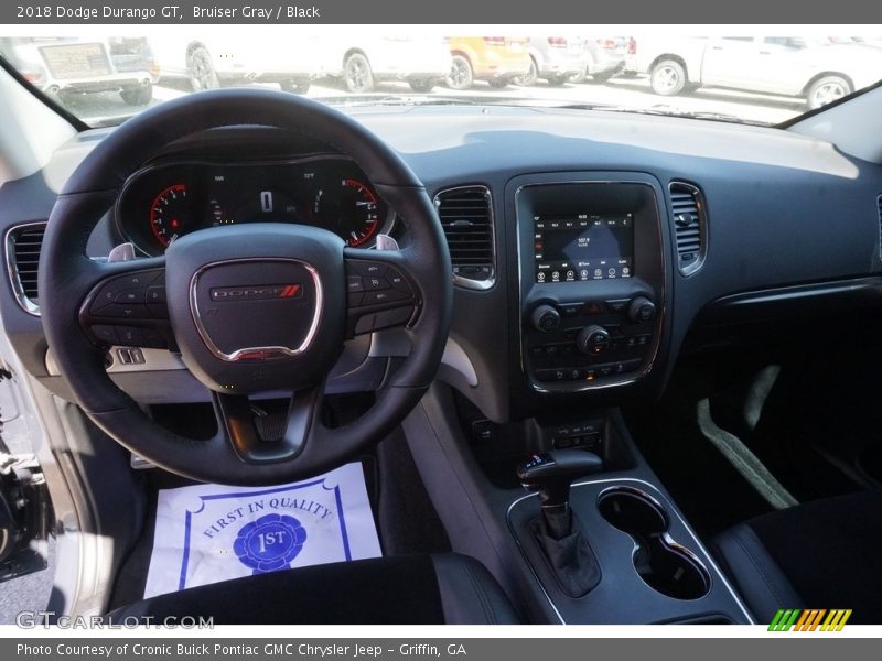 Bruiser Gray / Black 2018 Dodge Durango GT