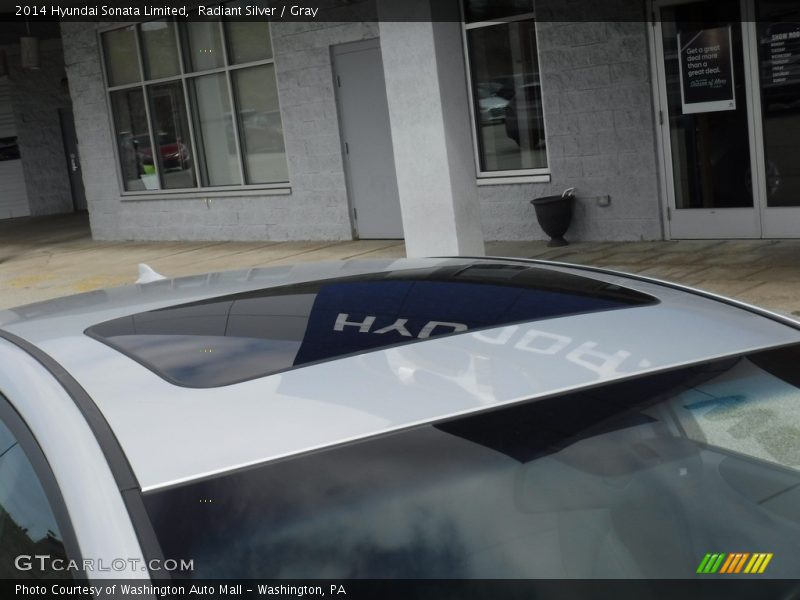 Radiant Silver / Gray 2014 Hyundai Sonata Limited