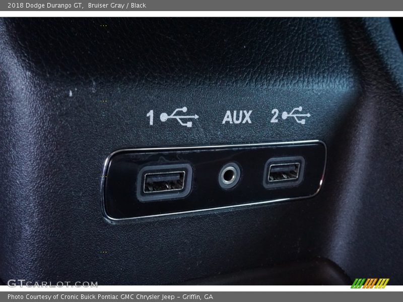 Bruiser Gray / Black 2018 Dodge Durango GT