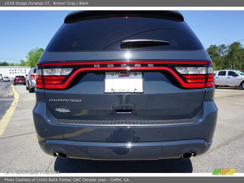 Bruiser Gray / Black 2018 Dodge Durango GT
